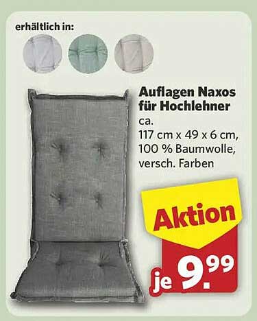 Auflagen Naxos für Hochlehner