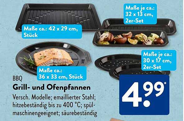 BBQ Grill- und Ofenpfannen