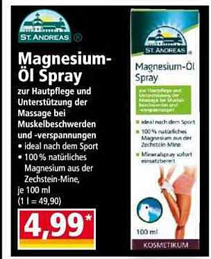 Magnesium-Öl Spray