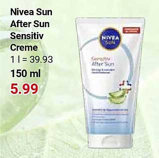 Nivea Sun After Sun Sensitiv Creme 150 ml