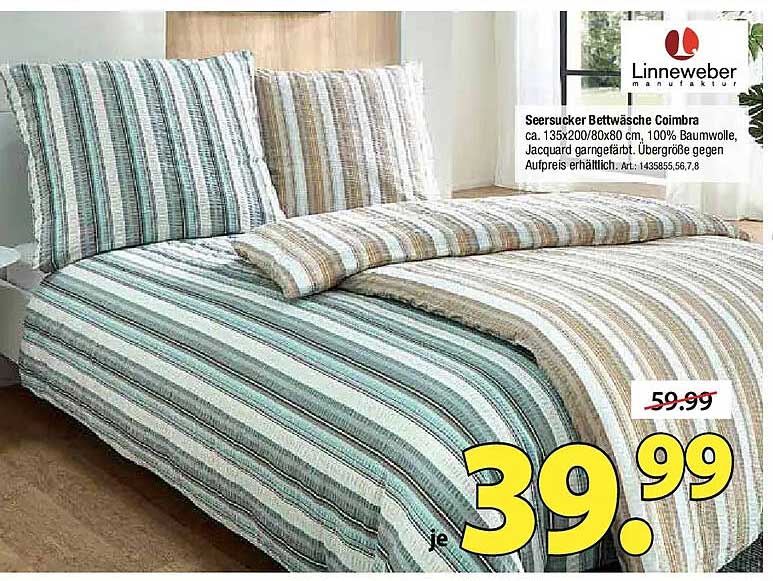 Seersucker Bettwäsche Coimbra
