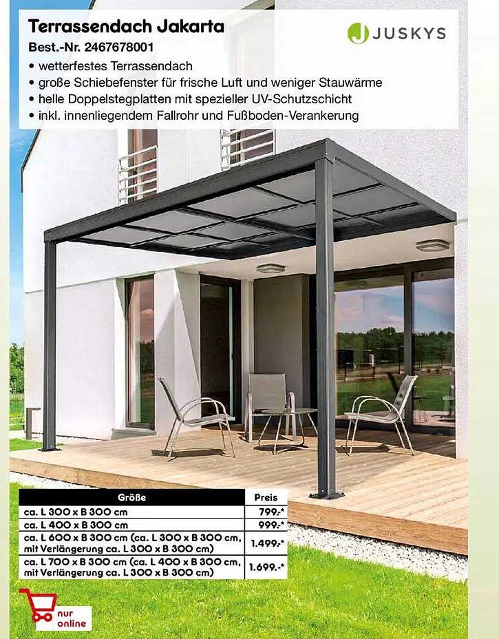 Terrassendach Jakarta