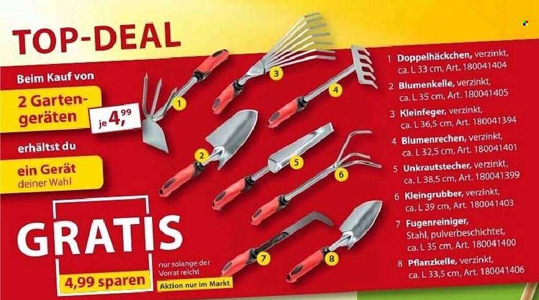 TOP-DEAL Beim Kauf von 2 Gartengeräten erhältst du ein Gerät deiner Wahl GRATIS