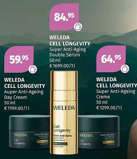 WELEDA CELL LONGEVITY Super Anti-Aging Double Serum 50 ml