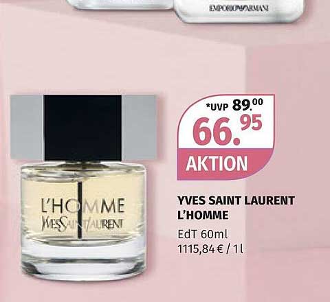 YVES SAINT LAURENT L’HOMME EdT 60ml