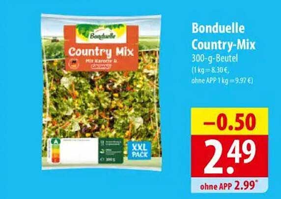 Bonduelle Country-Mix 300-g-Beutel