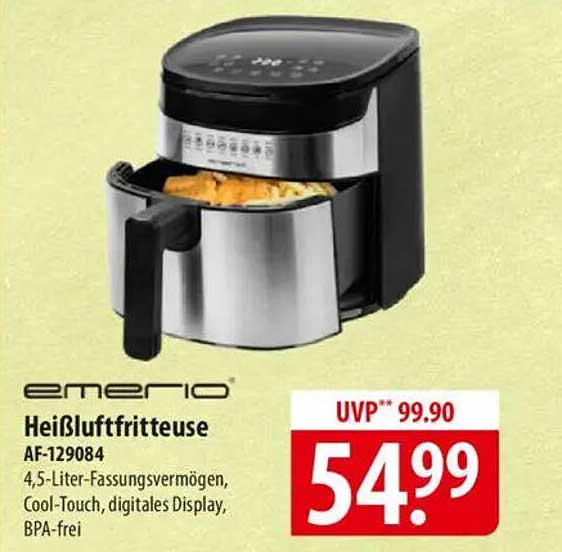 emerio Heißluftfritteuse AF-129084