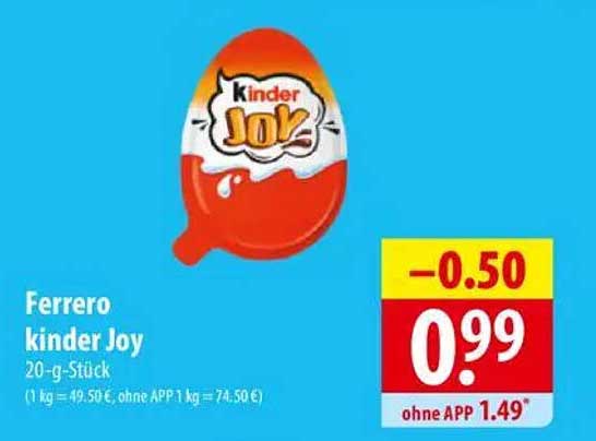 Ferrero kinder Joy 20-g-Stück