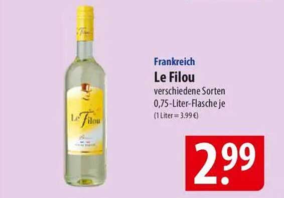 Le Filou - 0,75-Liter-Flasche