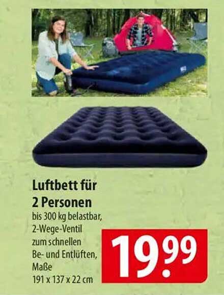 Luftbett für 2 Personen