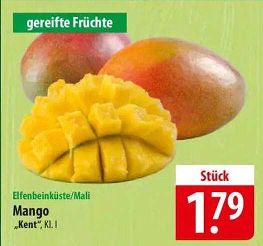 Mango „Kent“, Kl. I - 1,79 € pro Stück