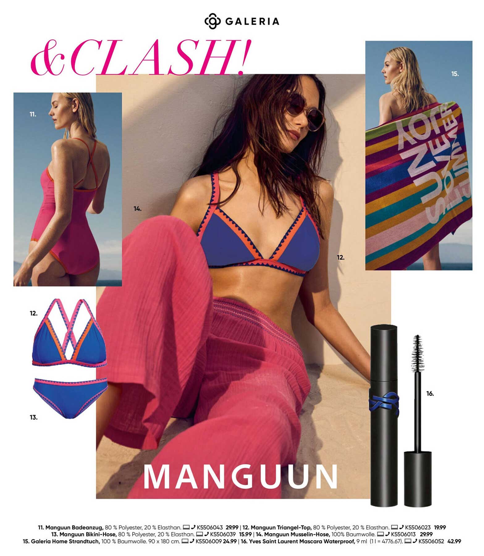 Manguun Triangel-Top, 80 % Polyester, 20 % Elastan