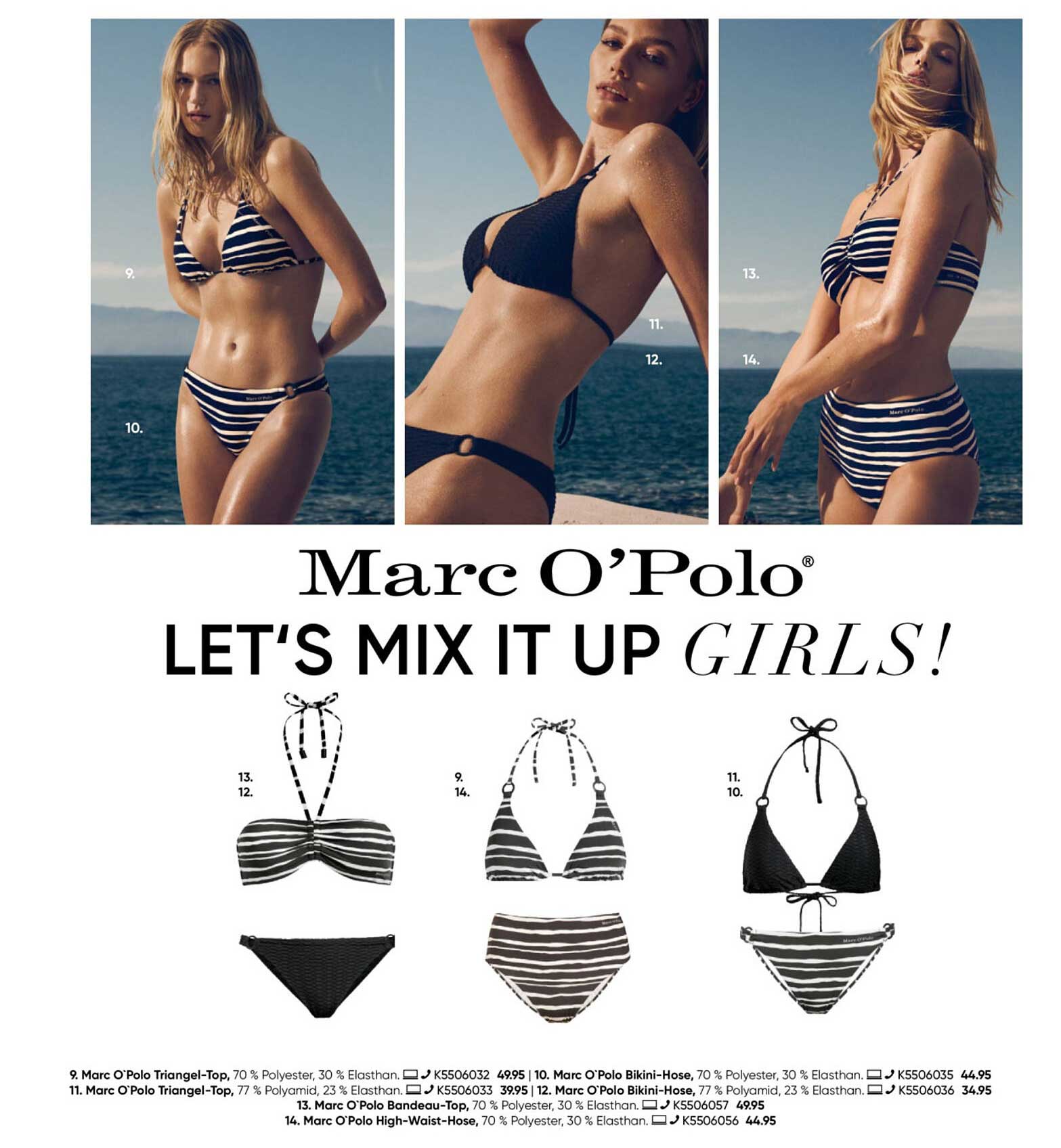 Marc O'Polo Triangel-Top und Bikini-Hose