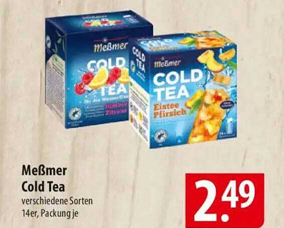 Meßmer Cold Tea - verschiedene Sorten 14er, Packung je