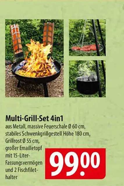 Multi-Grill-Set 4in1