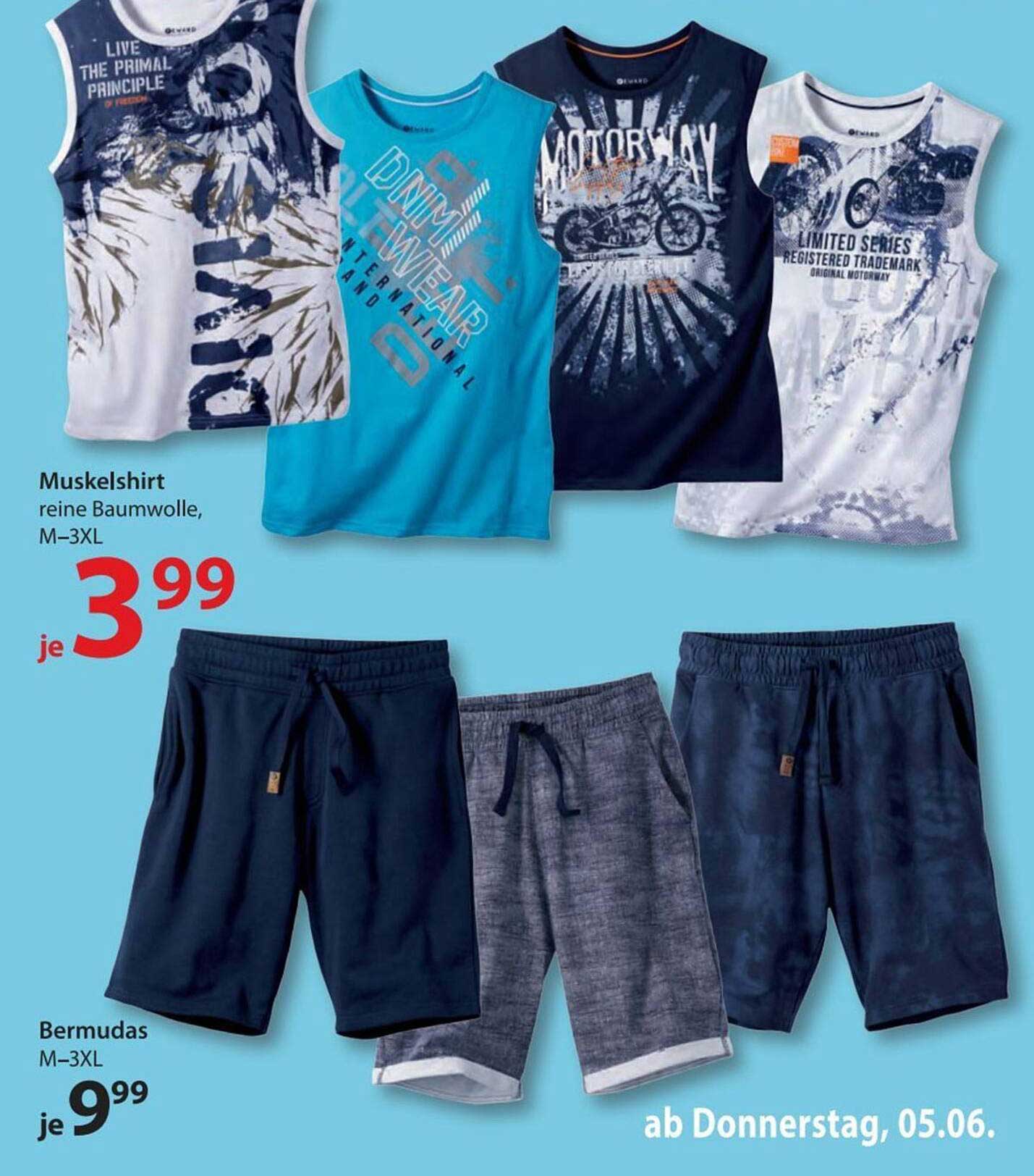Muskelshirt und Bermudas – Das ideale Sommeroutfit
