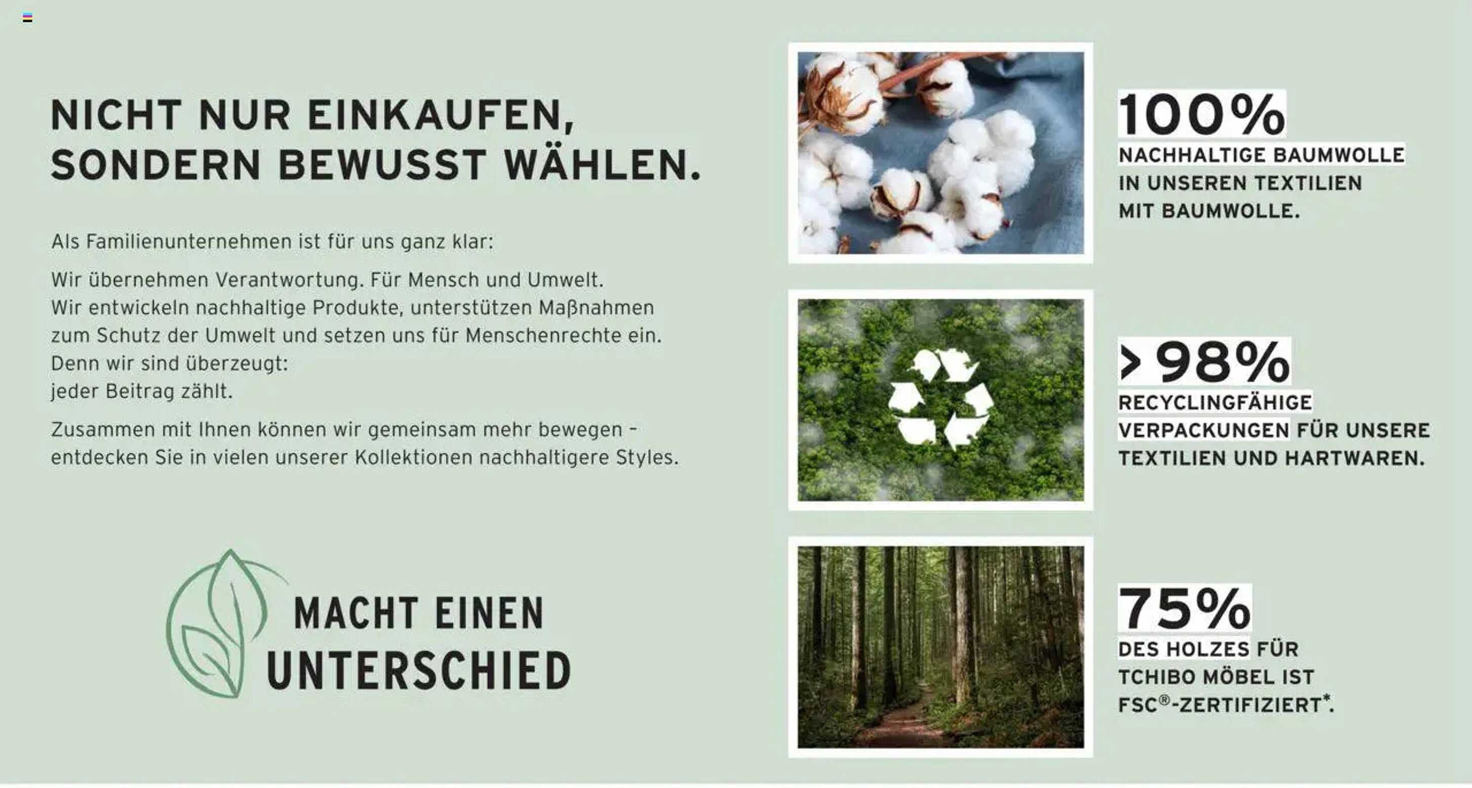 Nicht nur einkaufen, sondern bewusst wählen.
