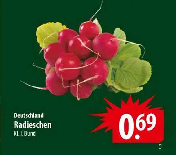 Radieschen Kl. I, Bund aus Deutschland