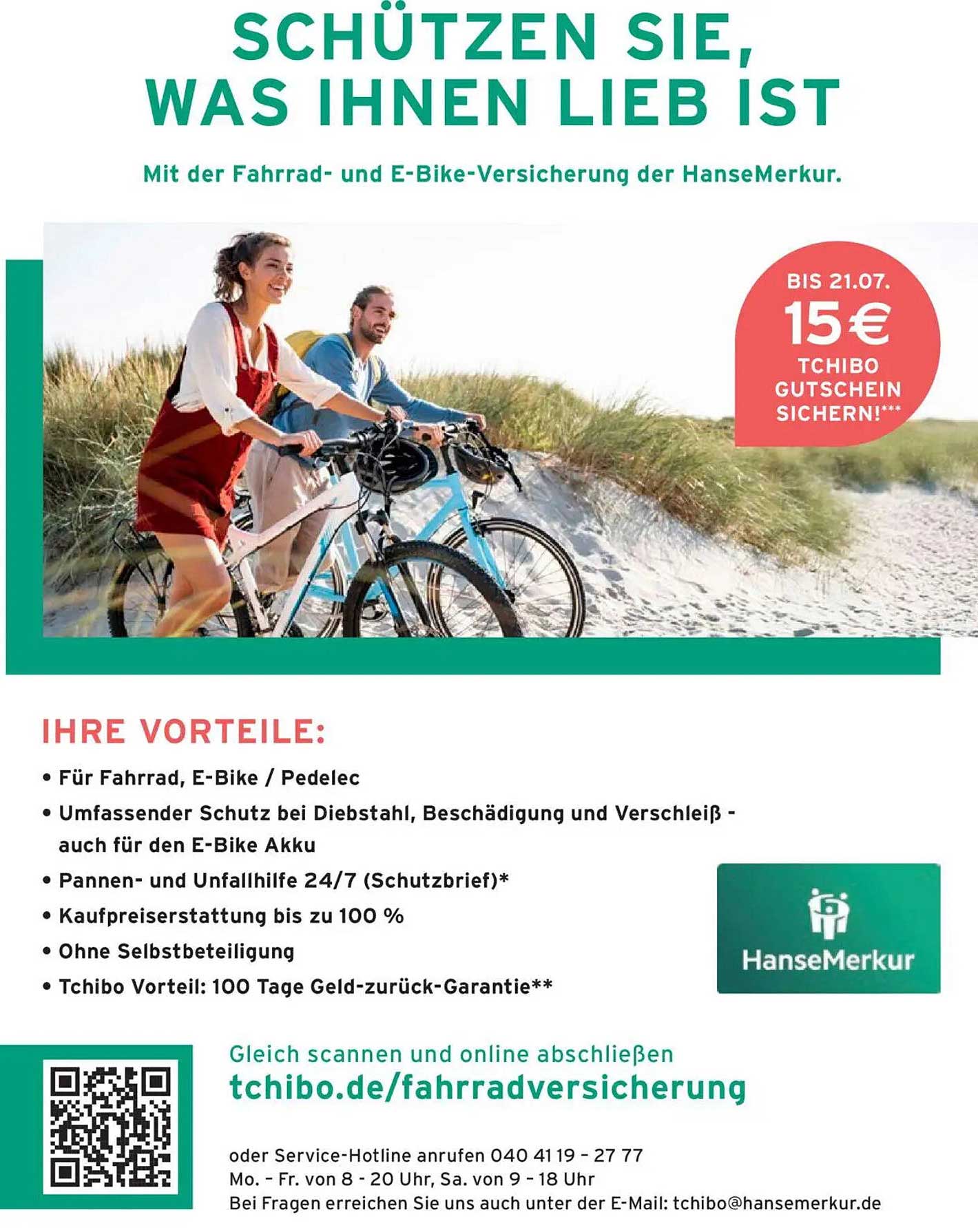 Schützen Sie, was Ihnen lieb ist – Fahrrad- und E-Bike-Versicherung der HanseMerkur