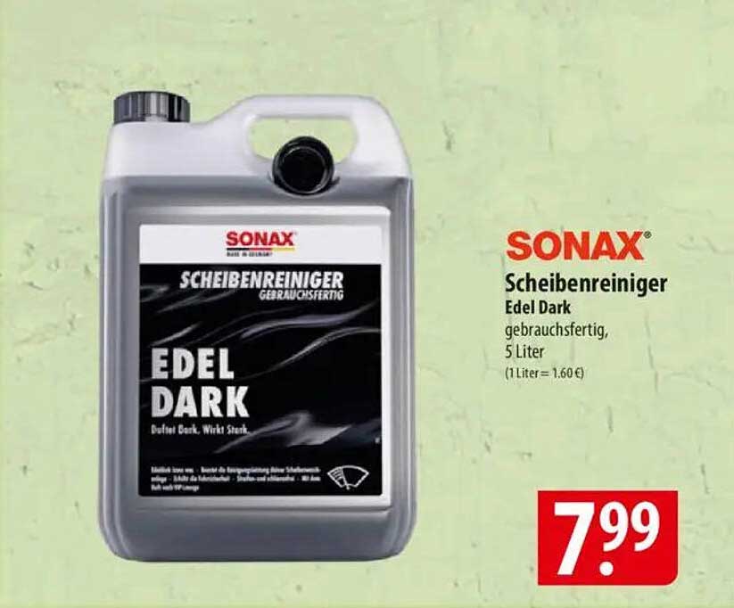 SONAX Scheibenreiniger Edel Dark, 5 Liter