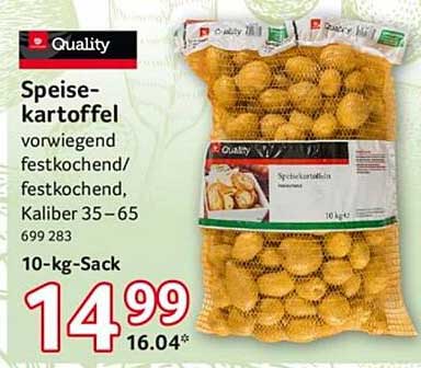 Speisekartoffeln, 10-kg-Sack, vorwiegend festkochend
