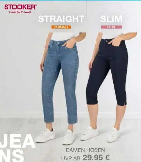 STOOKER Damen Hosen – Straight und Slim
