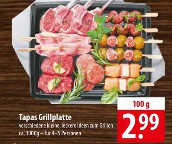 Tapas Grillplatte
