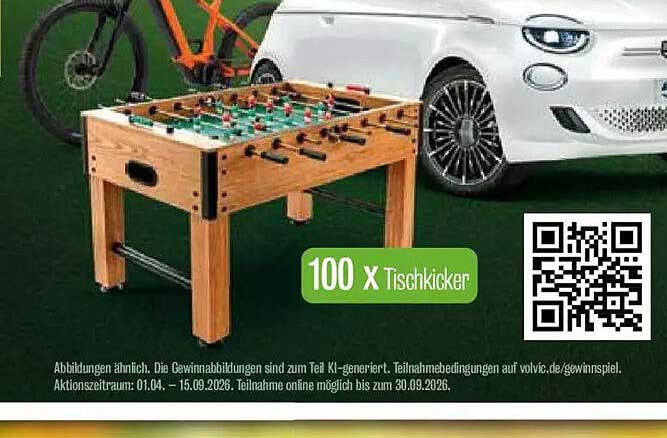 100 x Tischkicker
