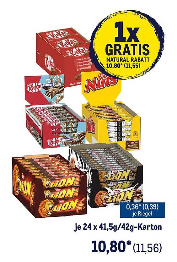 1x GRATIS NATURAL RABATT