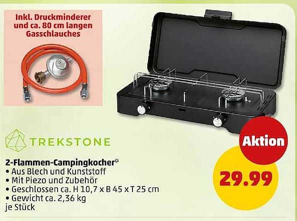 2-Flammen-Campingkocher*
