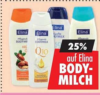 25% auf Elina BODY-MILCH