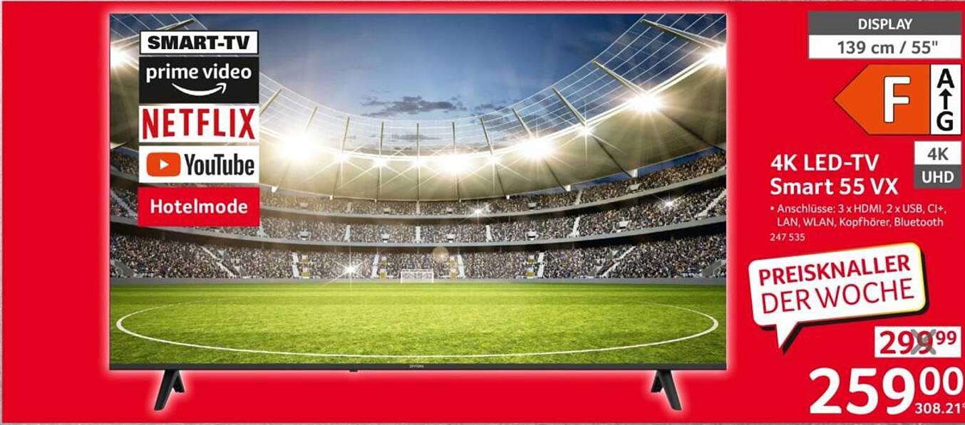4K LED-TV Smart 55 VX