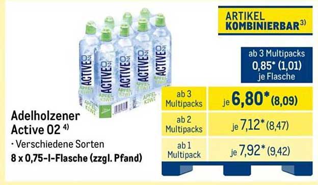 Adelholzener Active O2