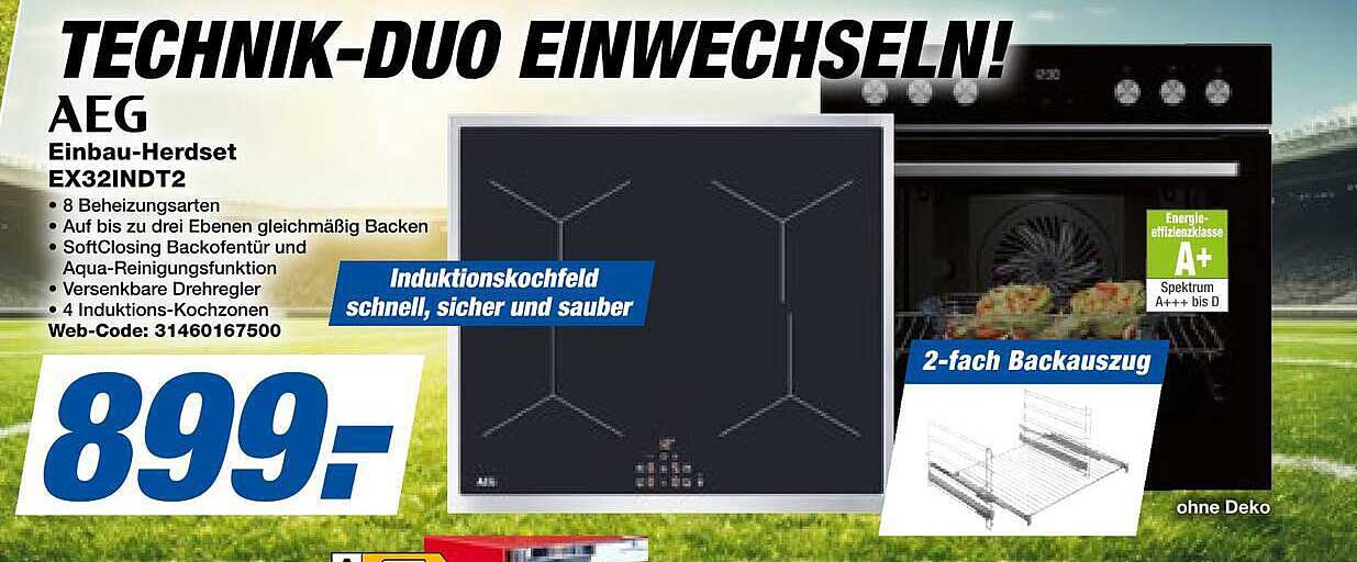 AEG Einbau-Herdset EX32INDT2