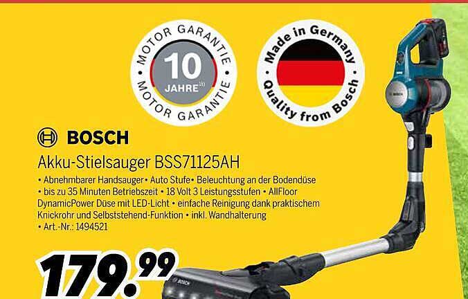 Akku-Stielsauger BSS71125AH