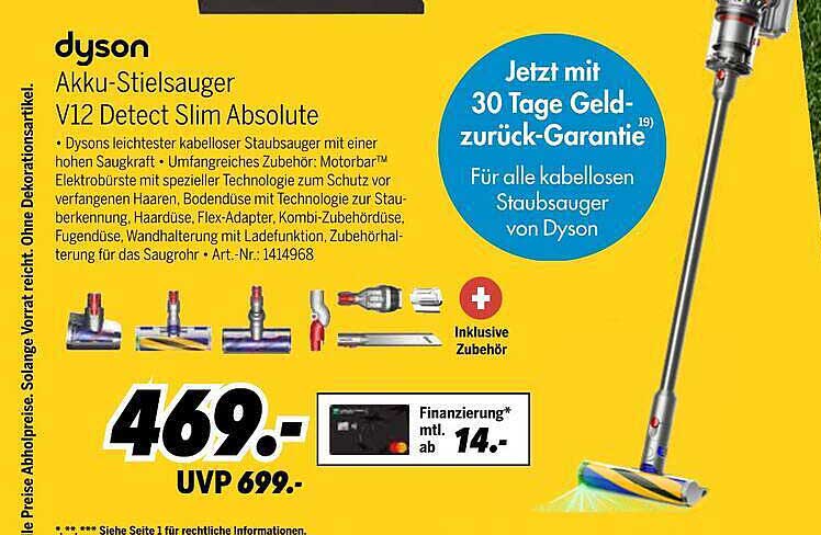 Akku-Stielsauger V12 Detect Slim Absolute