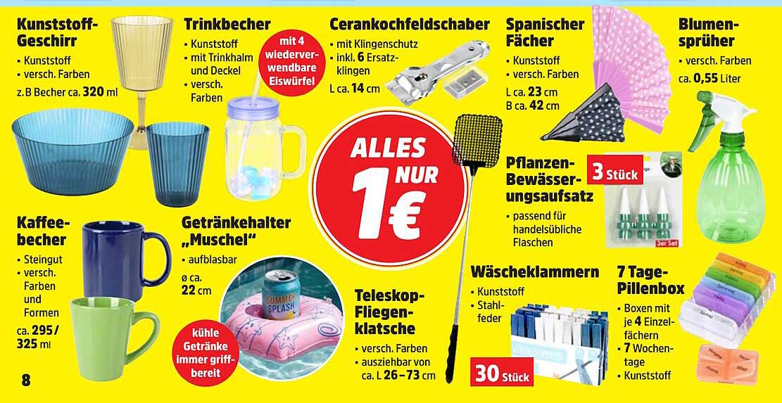 ALLES NUR 1€