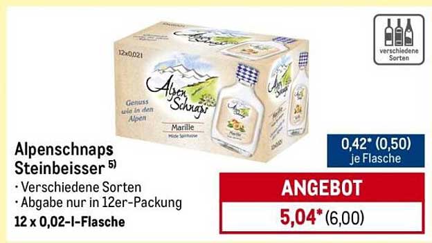 Alpenschnaps Steinbeisser 5)