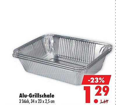 Alu-Grillschale
