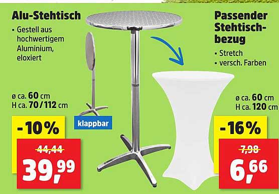 Alu-Stehtisch