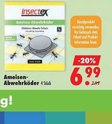 Ameisen-Abwehrköder 4 Stück