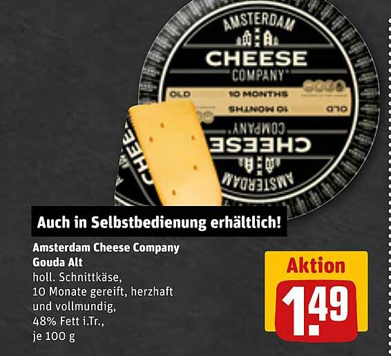 Amsterdam Cheese Company Gouda Alt