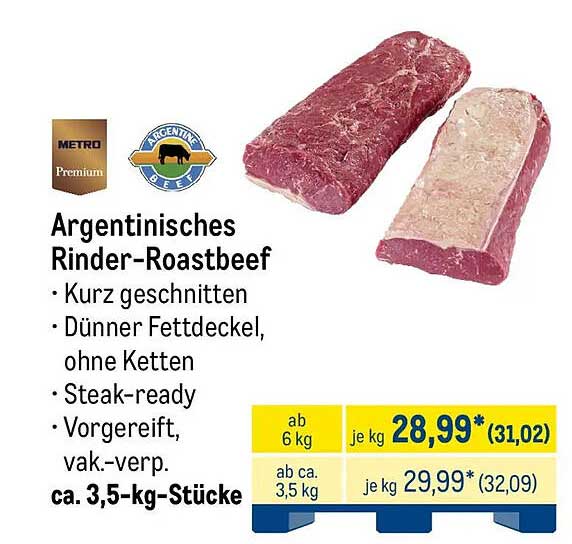Argentinisches Rinder-Roastbeef