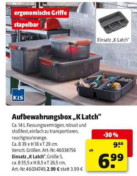 Aufbewahrungsbox „K Latch“