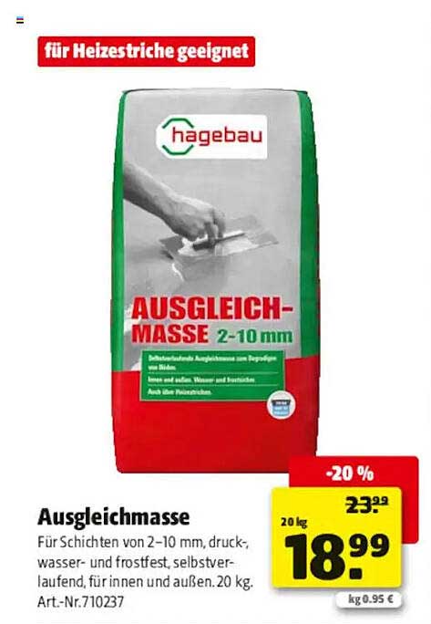 Ausgleichmasse