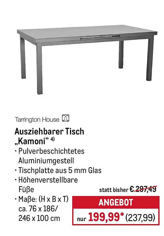 Ausziehbarer Tisch „Kamoni“