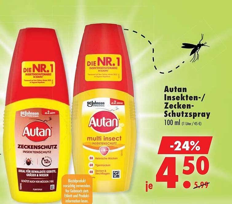 Autan Insekten-/Zecken-Schutzspray