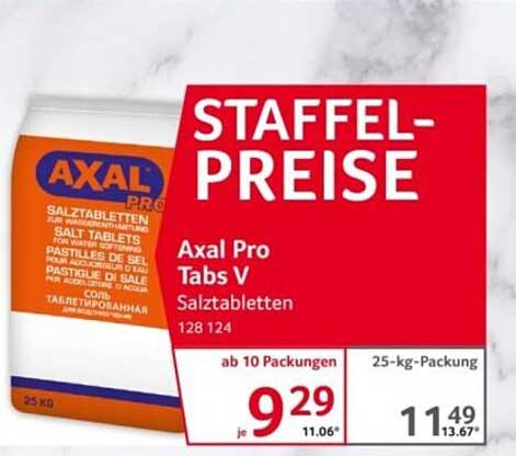 Axal Pro Tabs V Salztabletten