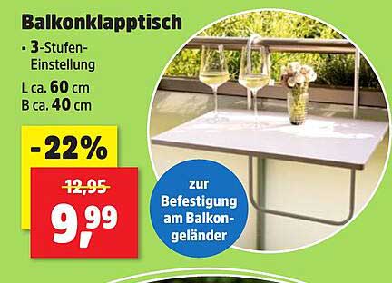 Balkonklapptisch