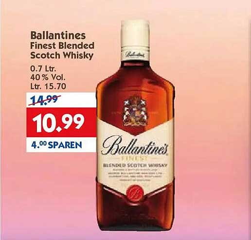 Ballantines Finest Blended Scotch Whisky